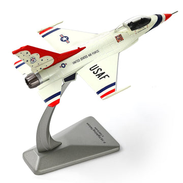 1/100 F-16C Thunderbird Diecast Fighter Jet Model – USAF Display Aircraft
