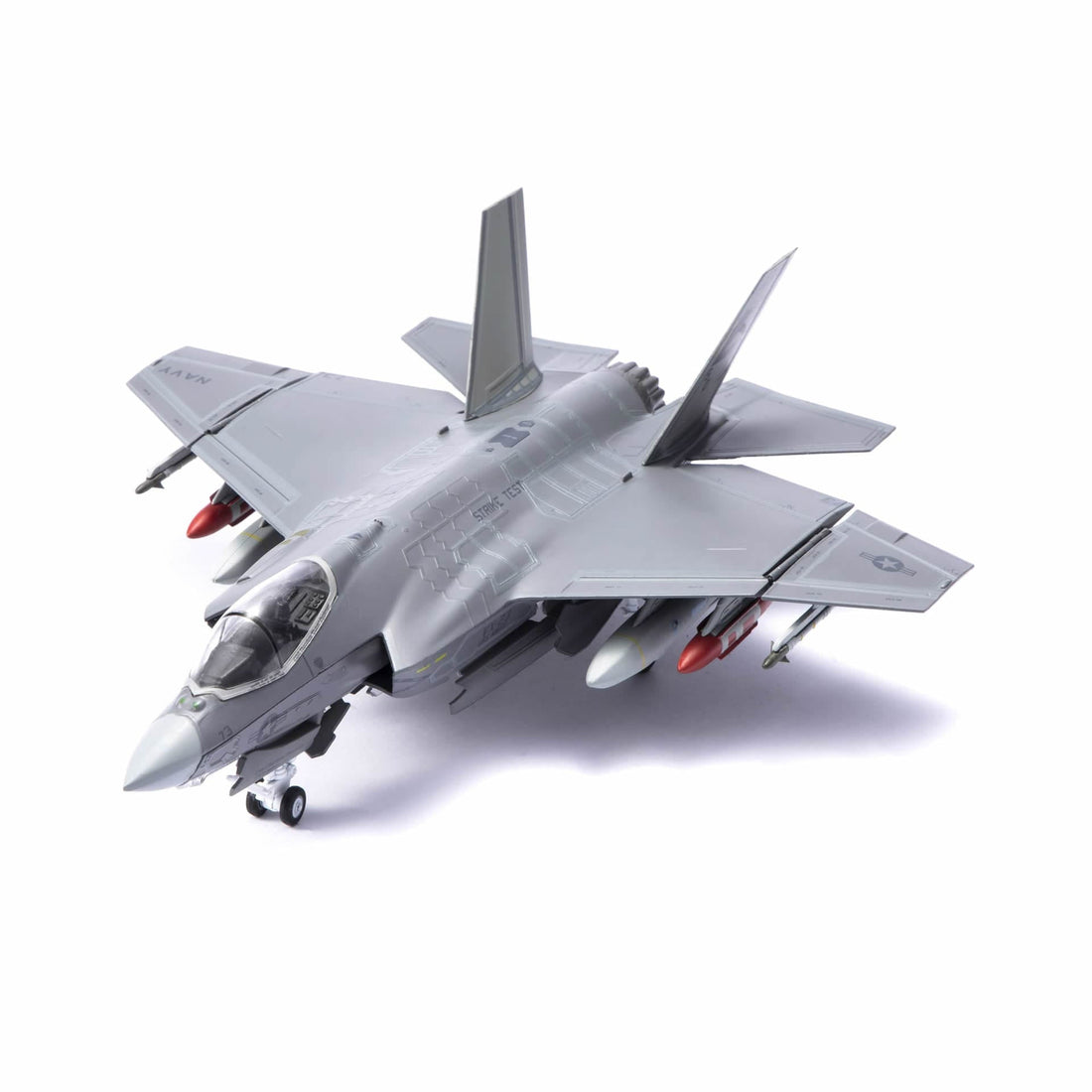 1/72 F-35C Lightning II Fighter Jet Die-cast Model – USN VX-23 No. 73