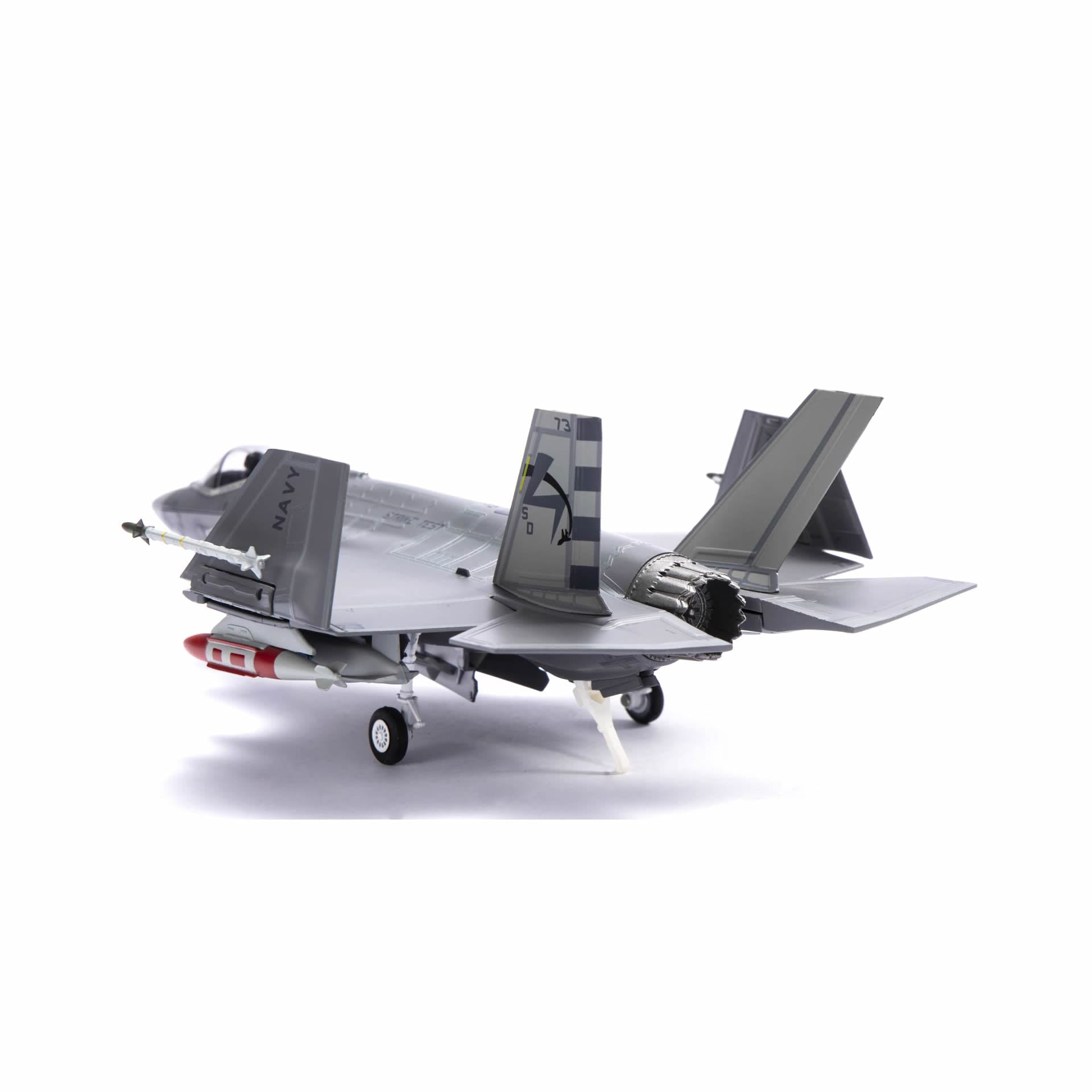 1/72 F-35C Lightning II Fighter Jet Die-cast Model – USN VX-23 No. 73