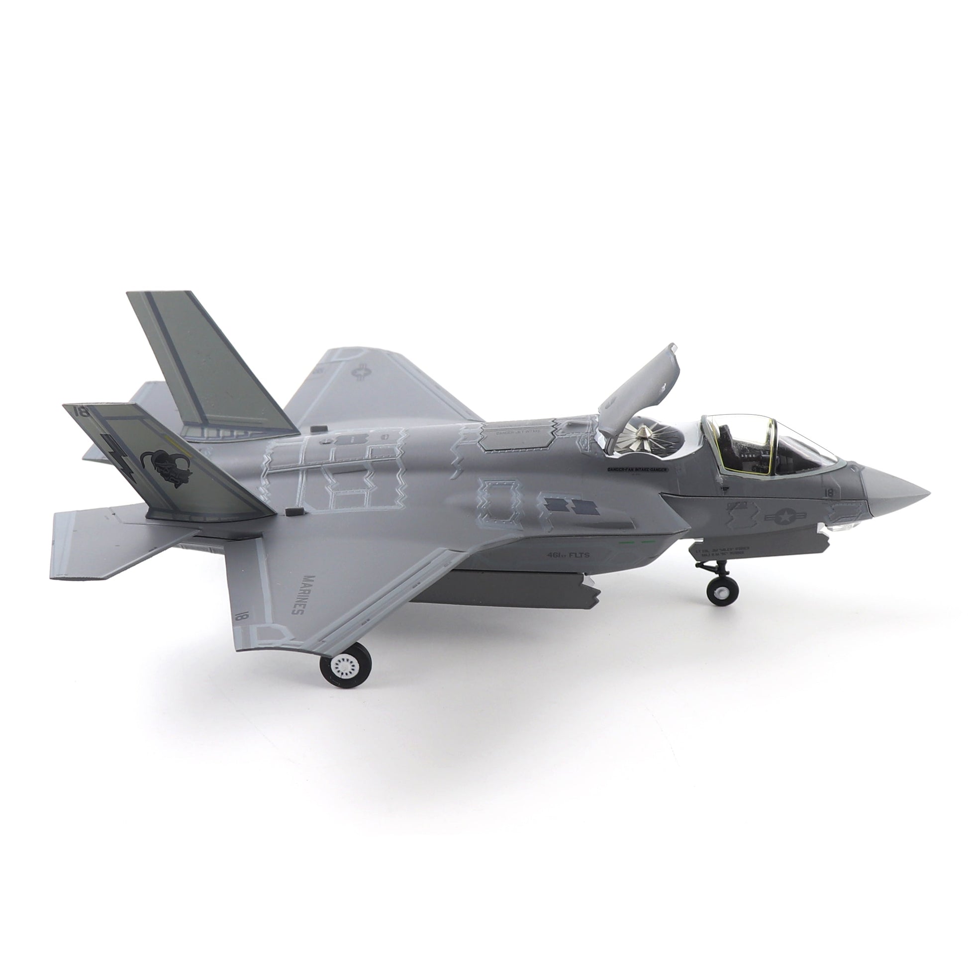 1/72 F-35B Lightning II Fighter Jet Die-cast Model – 3 Versions Pre-built