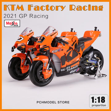 Maisto 1:18 2021 Tech3 KTM Factory Racing Motorcycle Diecast Model MODCOLS