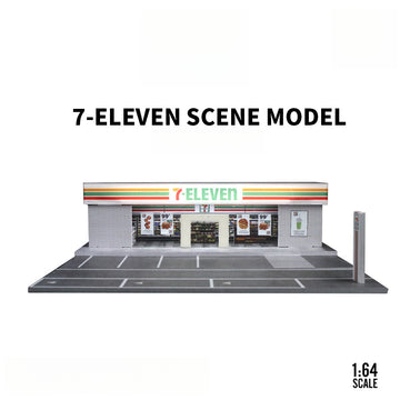 MoreArt 1:64 7 ELEVEN 711 Lawson Convenience Store Scene Model MODCOLS