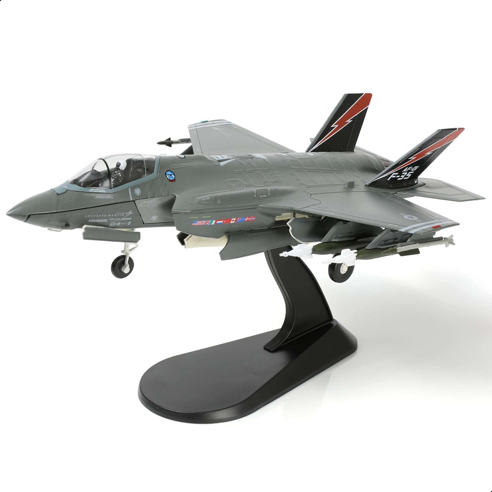 1/72 F-35A Lightning II AF-01 Beast Mode Die-cast Fighter Model