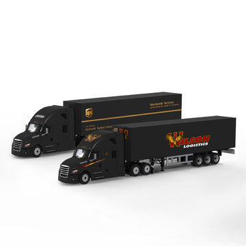 TIMEMICRO * PERKA 1:64 Fläna Container Truck Diecast Model