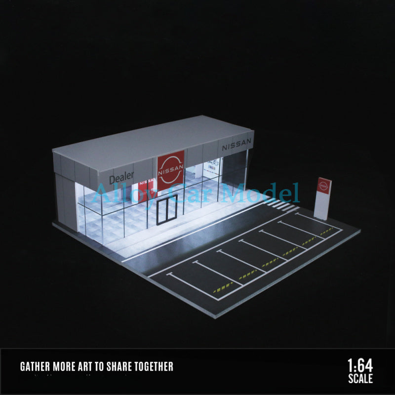 MoreArt 1:64 Lamborghini Porsche BMW Dealership Showroom Diorama