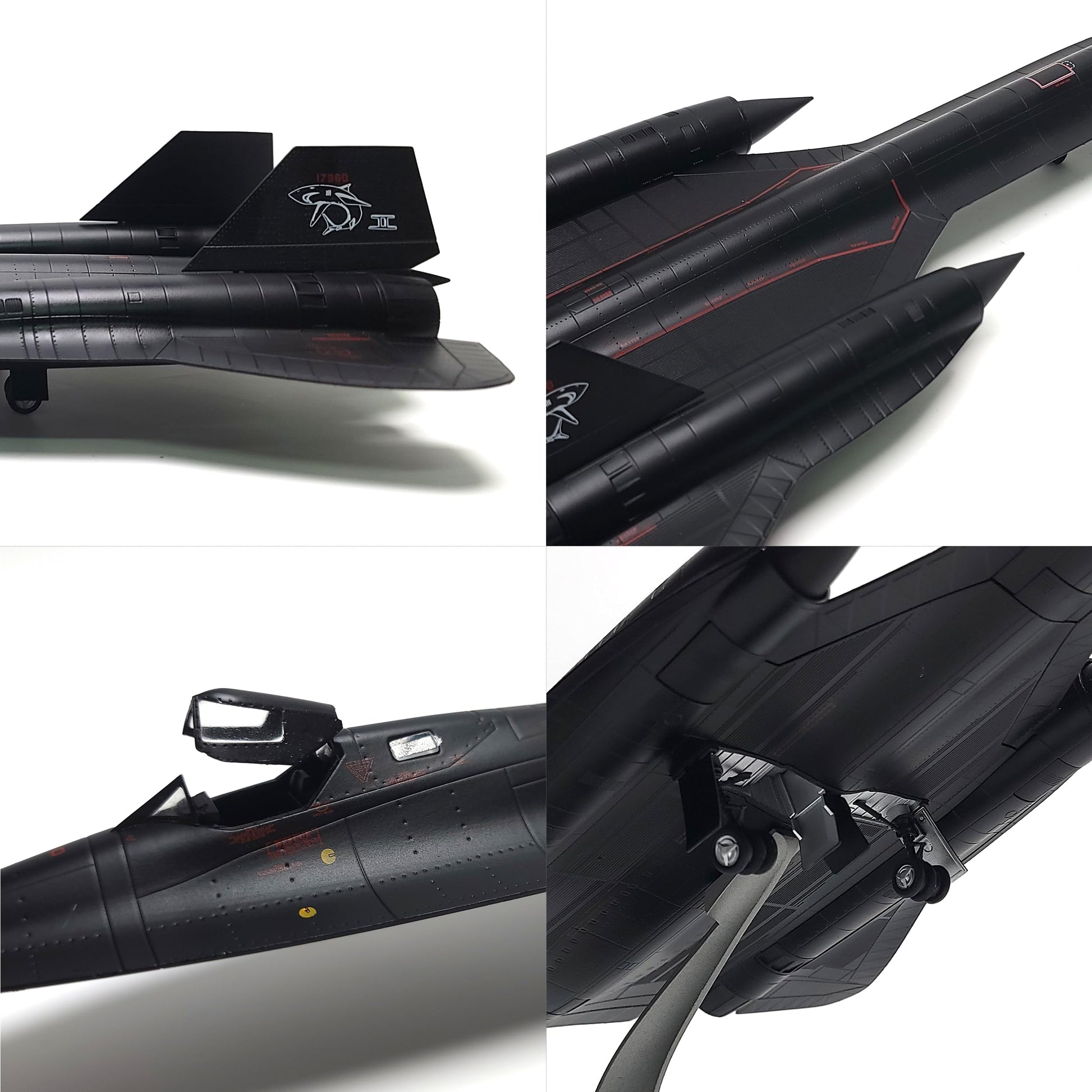 1/72 SR-71A Blackbird Die-cast Aircraft Model – Military Jet Collectible