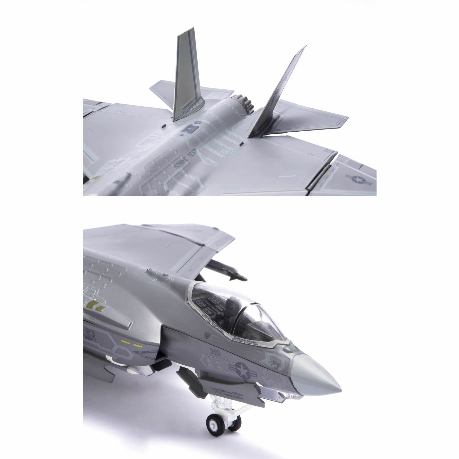 1/72 F-35C Lightning II Fighter Jet Die-cast Model – USN VX-23 No. 73