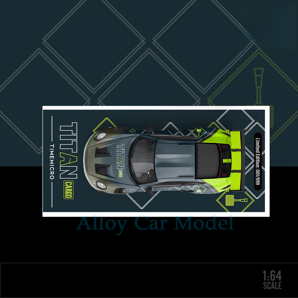 TimeMicro 1:64 Porsche 992 GT3 RS TITAN Diecast Model