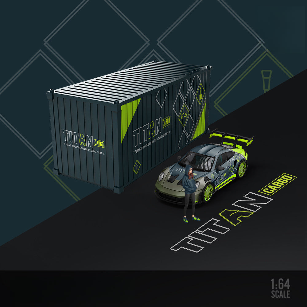 TimeMicro 1:64 Porsche 992 GT3 RS TITAN Diecast Model