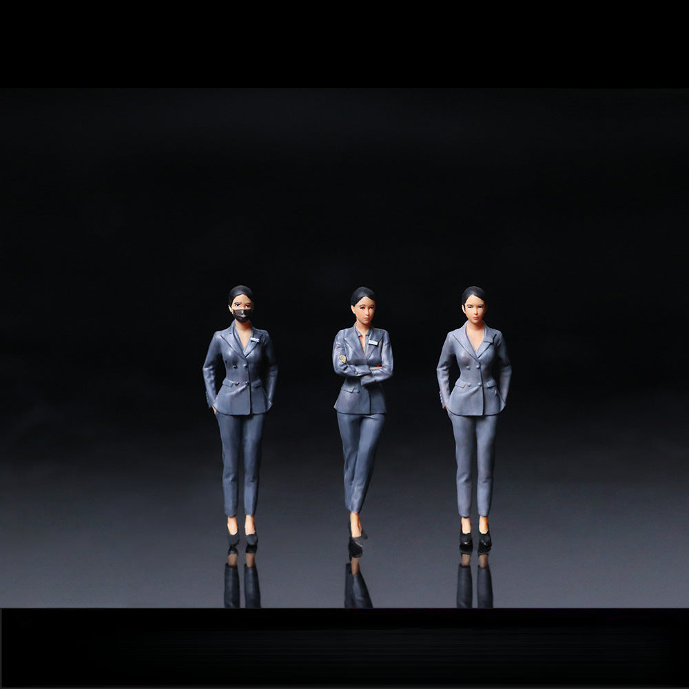 MoreArt 1:64 4S Dealership Salesperson Resin Figure