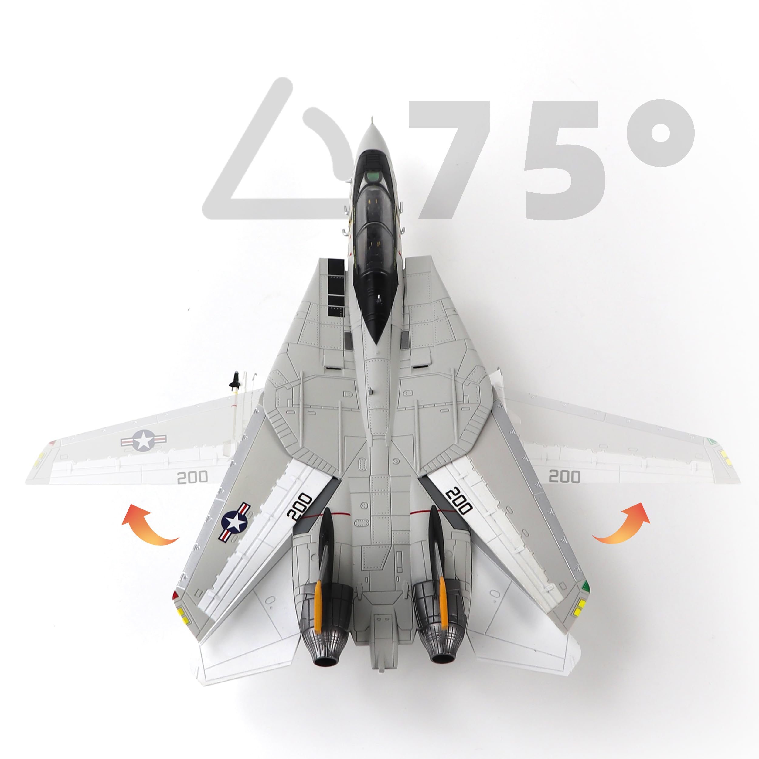 F-14A Tomcat VF-84 Jolly Rogers 1/72 Die-cast Fighter Jet Model