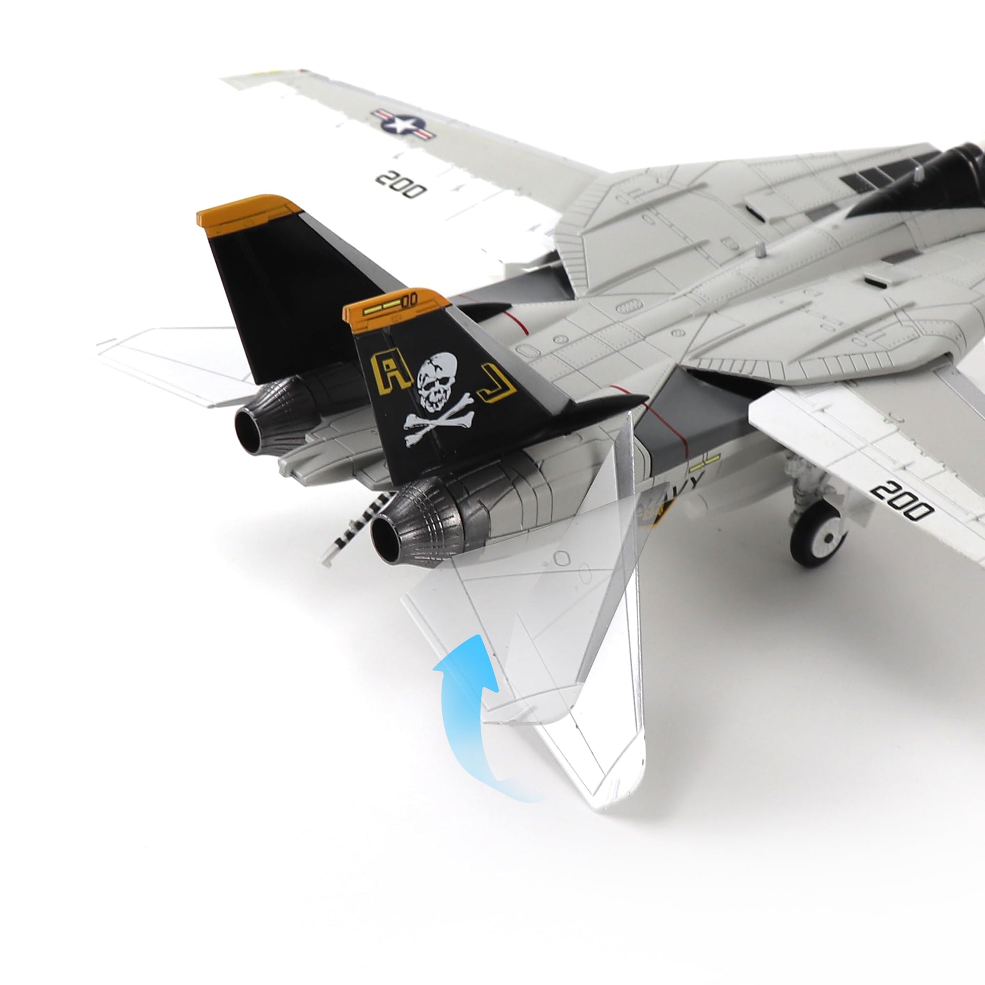 F-14A Tomcat VF-84 Jolly Rogers 1/72 Die-cast Fighter Jet Model