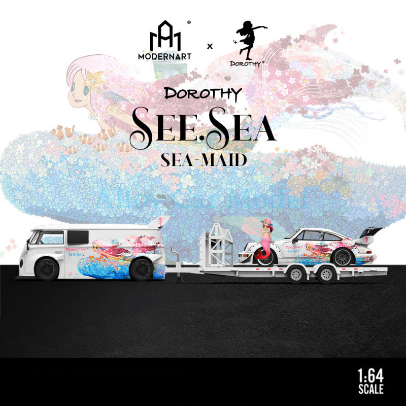 TM 1:64 Dorothy Ocean Theme Series - Original Design Die-Cast Car Model