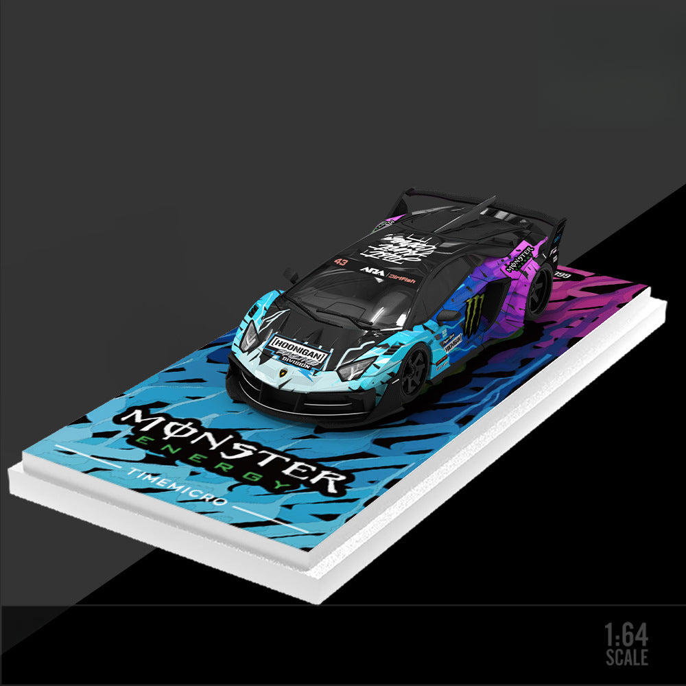 TimeMicro 1:64 Black Claw Livery Diecast Car Model Set
