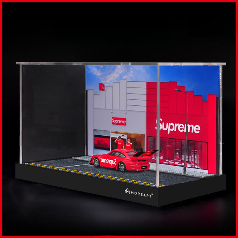 MoreArt 1:64 Supreme Scene Diorama with Trendy Figurines
