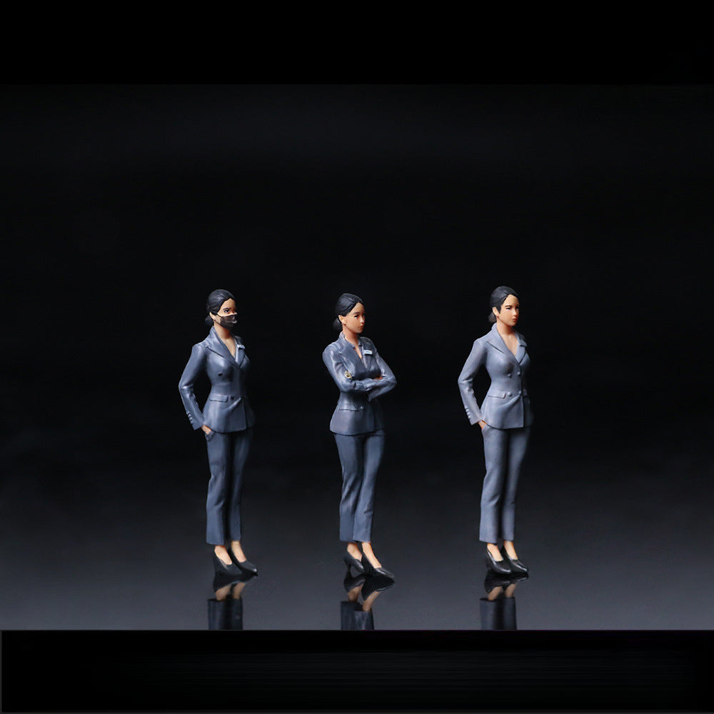 MoreArt 1:64 4S Dealership Salesperson Resin Figure