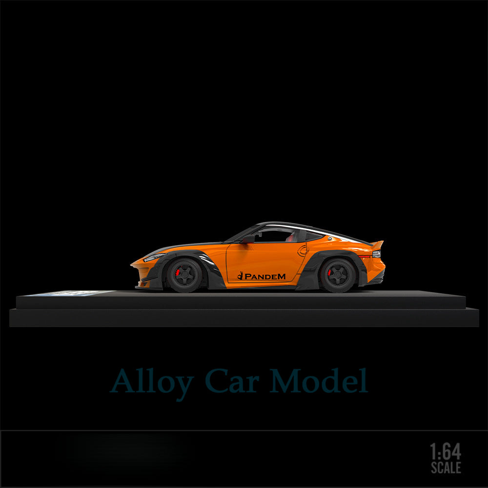 TimeMicro 1:64 Nissan 400Z Red/Black & Orange/Black Diecast Model