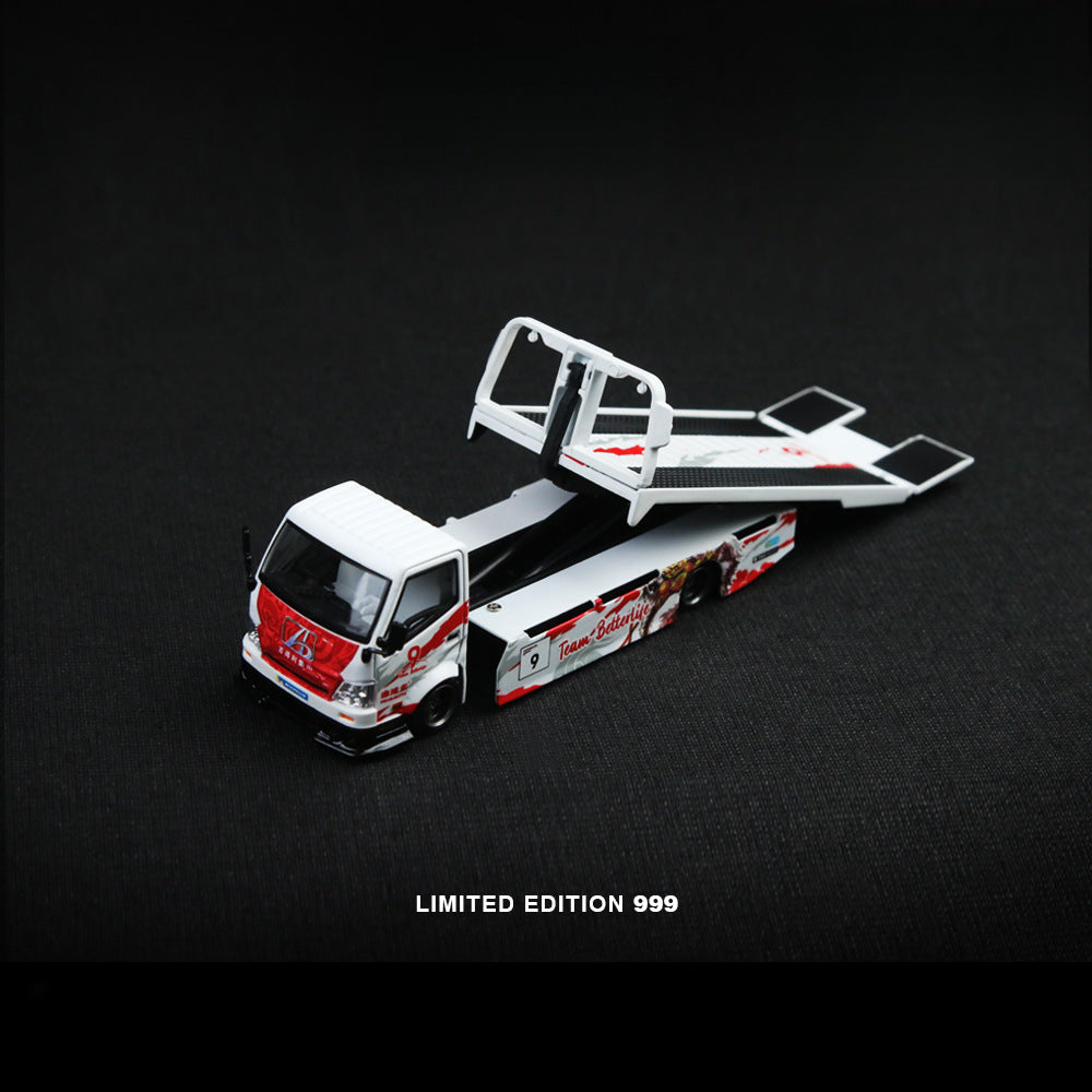ModernArt 1:64 H300 Flatbed Transport Trailer – Alloy Diecast Model