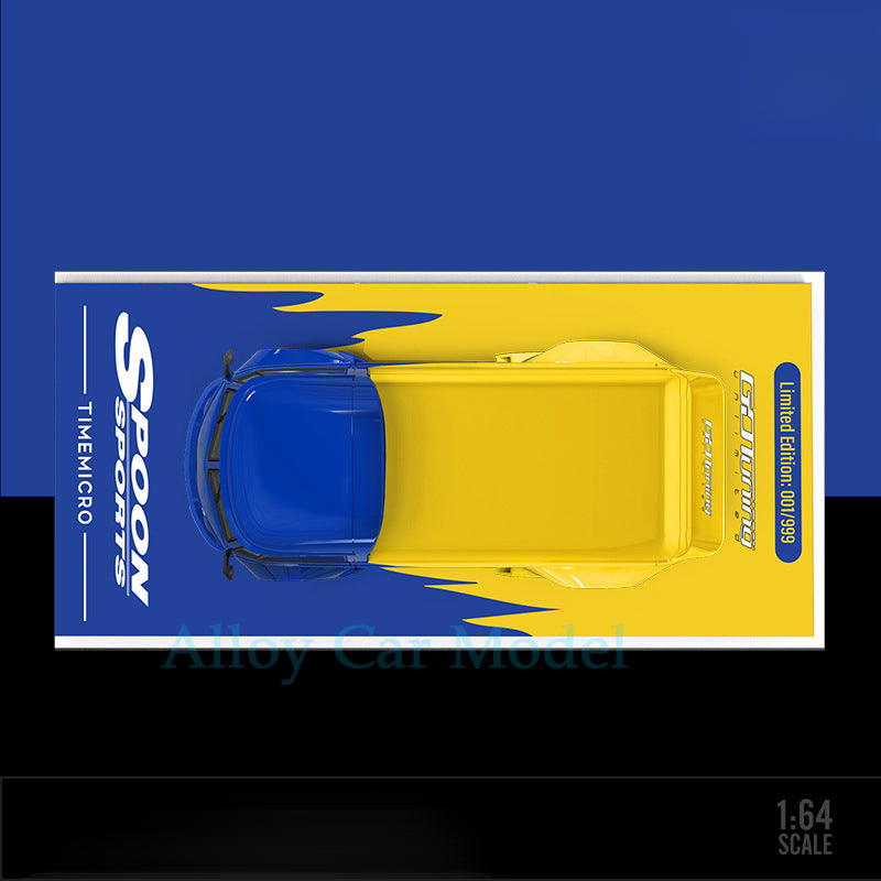 TimeMicro & MoreArt 1:64 Vintage Scooter SPOON Series Model Set