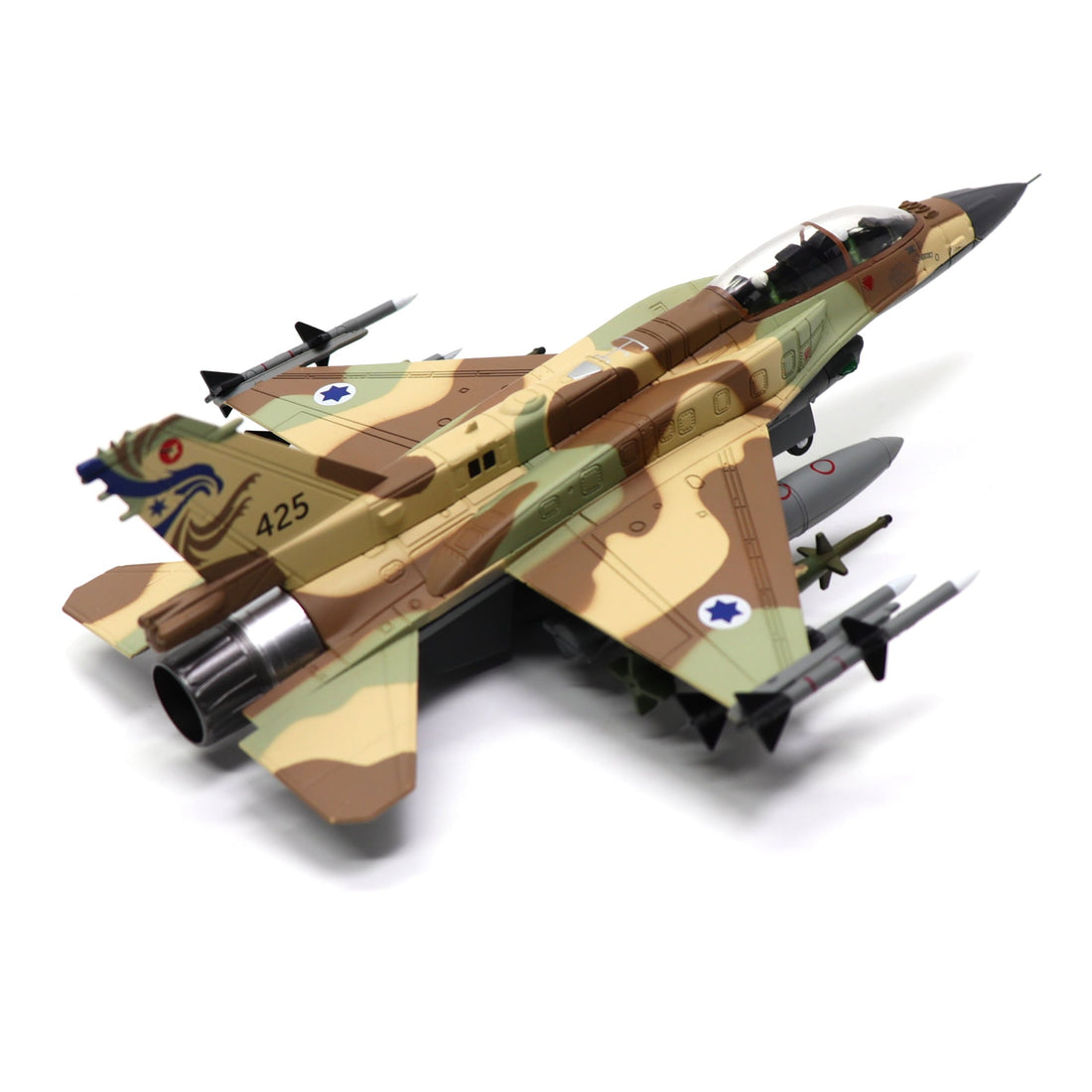 1/72 F-16I Soufa Israeli Air Force Fighter Jet Model – Diecast Alloy Aircraft