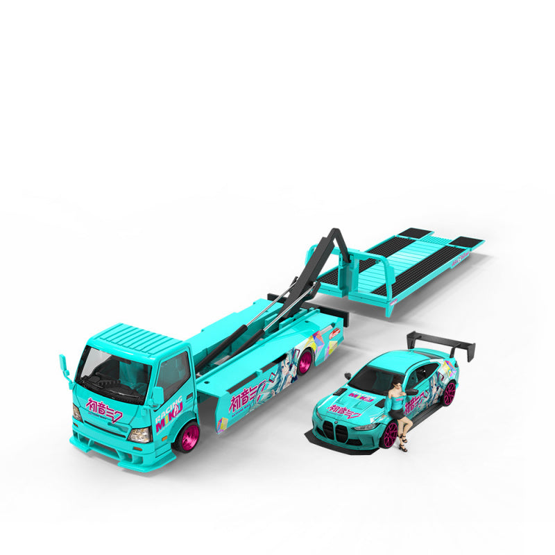 1:64 Scale M4 & H300 Transporter Hatsune Miku Diecast Model Set MODCOLS