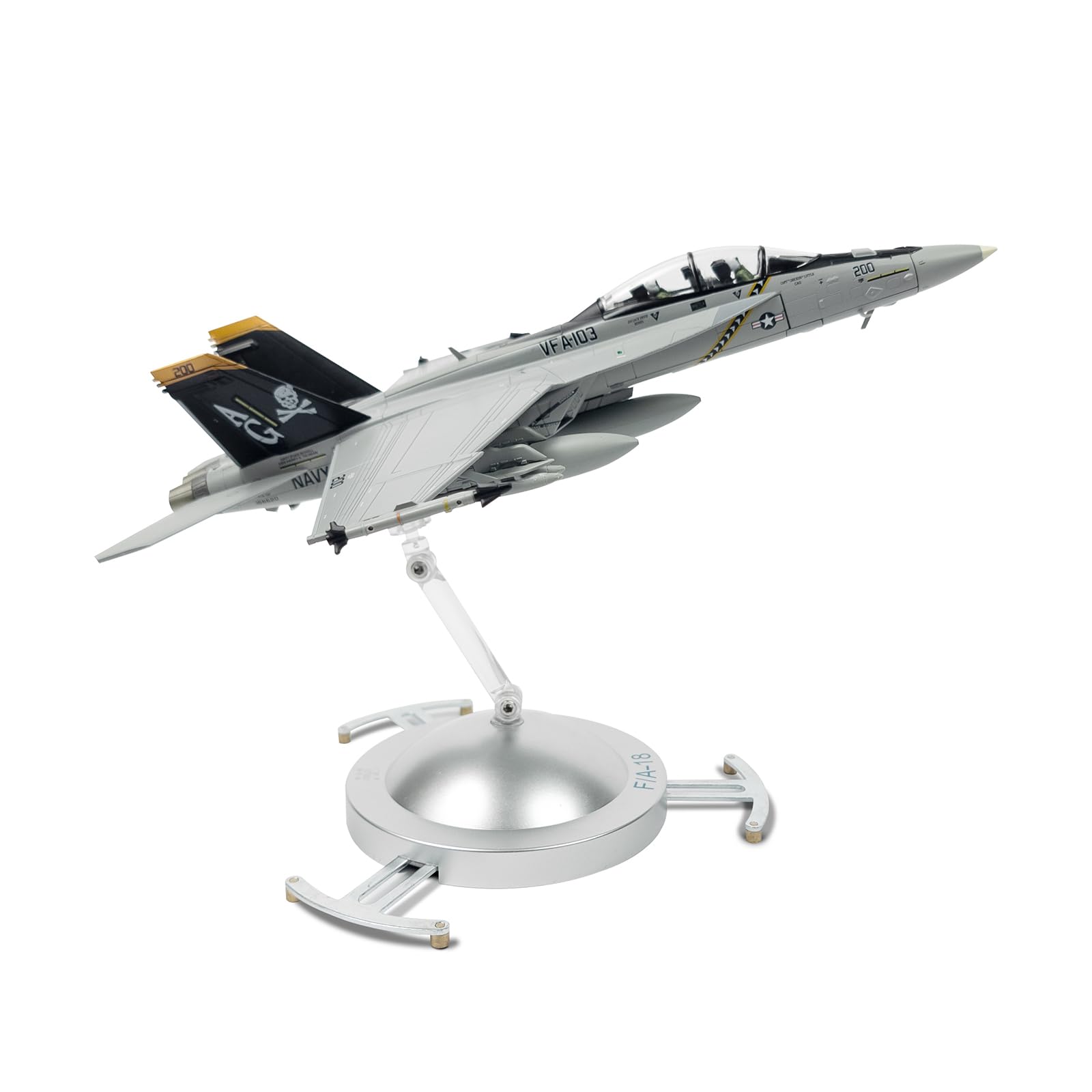 1/72 F/A-18F Super Hornet Die-cast Jet – VFA-103 Jolly Rogers Model