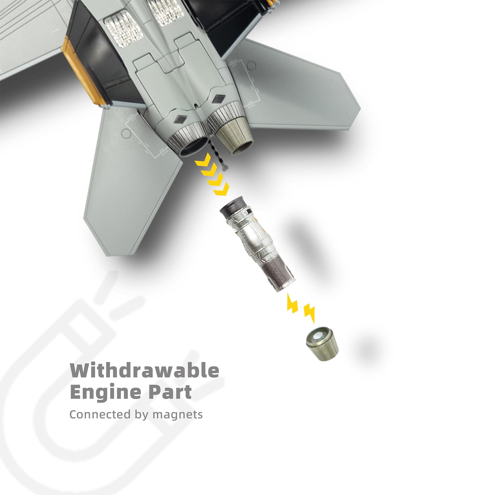 1/72 F/A-18F Super Hornet Die-cast Jet – VFA-103 Jolly Rogers Model
