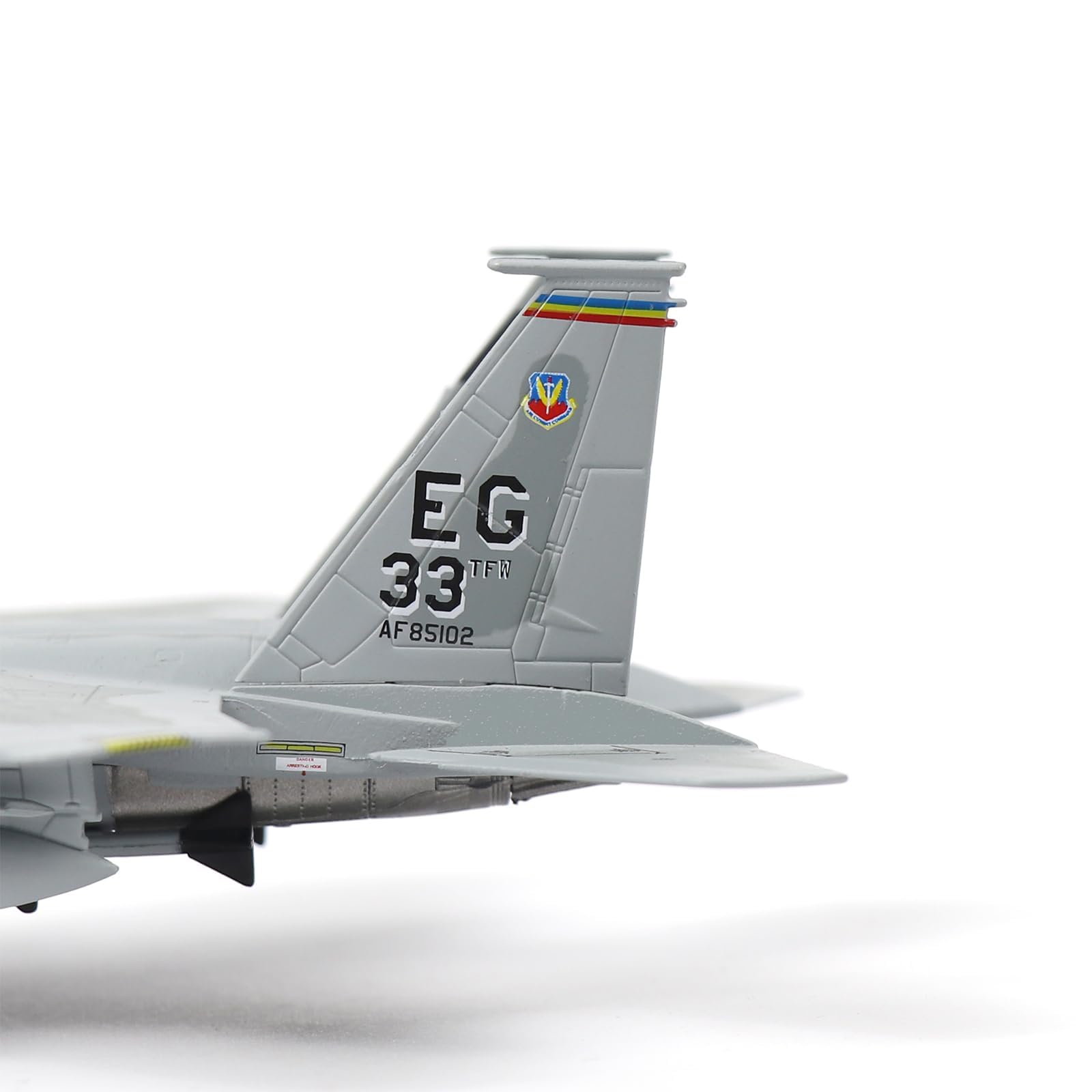 1/100 F-15C Eagle Diecast Fighter Jet Model – American Twin-Engine Aircraft