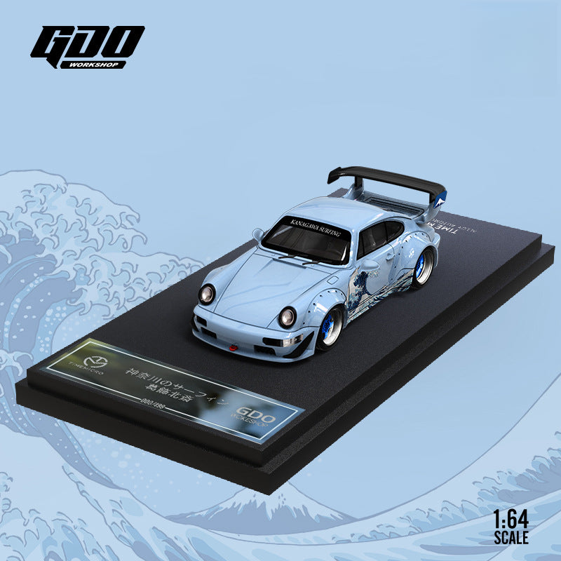 TM X GDO 1:64 RWB964 The Great Wave off Kanagawa Die cast Model MODCOLS