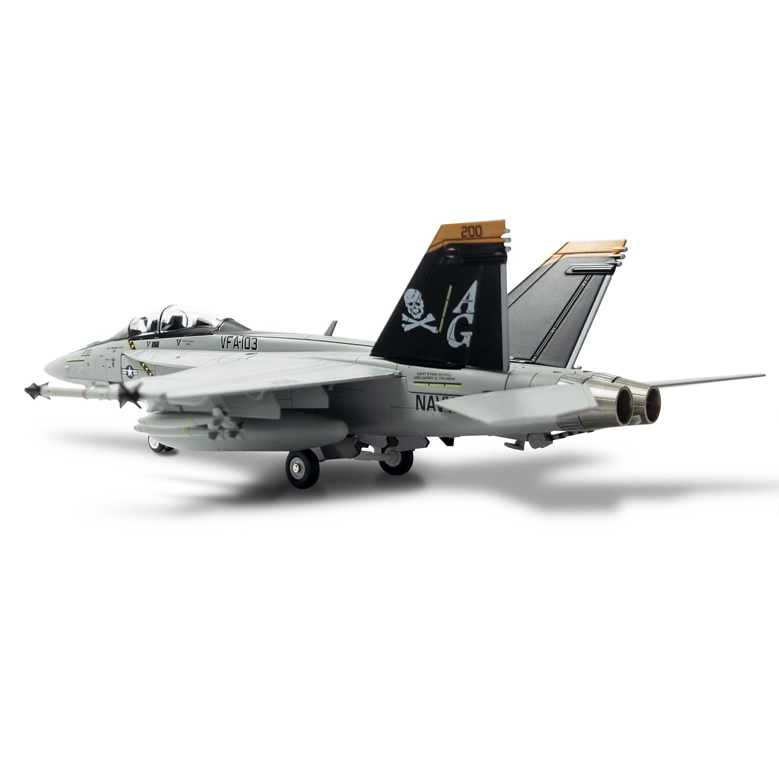 1/72 F/A-18F Super Hornet Die-cast Jet Model – VFA-103 Jolly Rogers