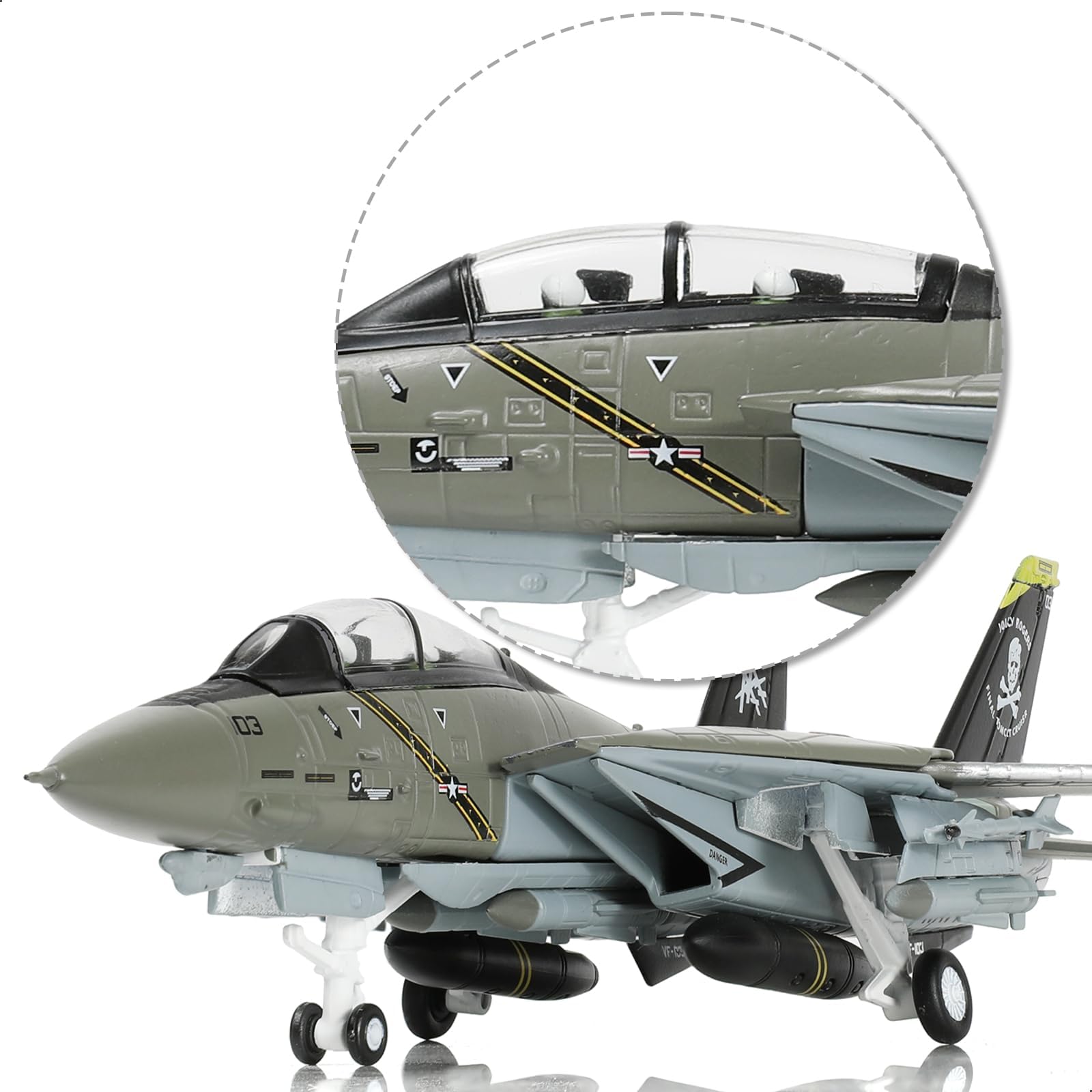 1/100 F-14A Tomcat Diecast Model – VF-84 Jolly Rogers