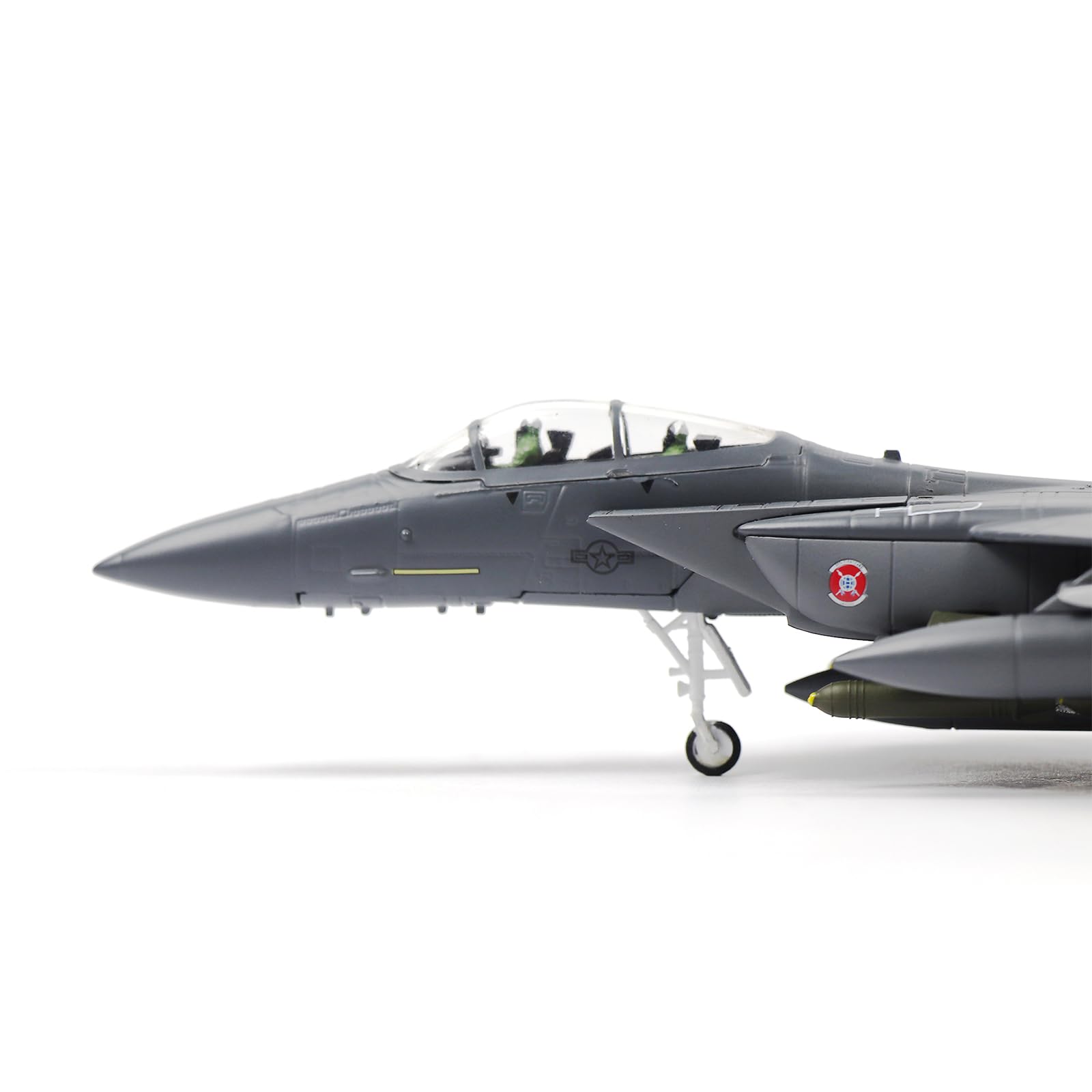 1/100 F-15E Strike Eagle Diecast Aircraft Model – American Eagle Fighter Jet