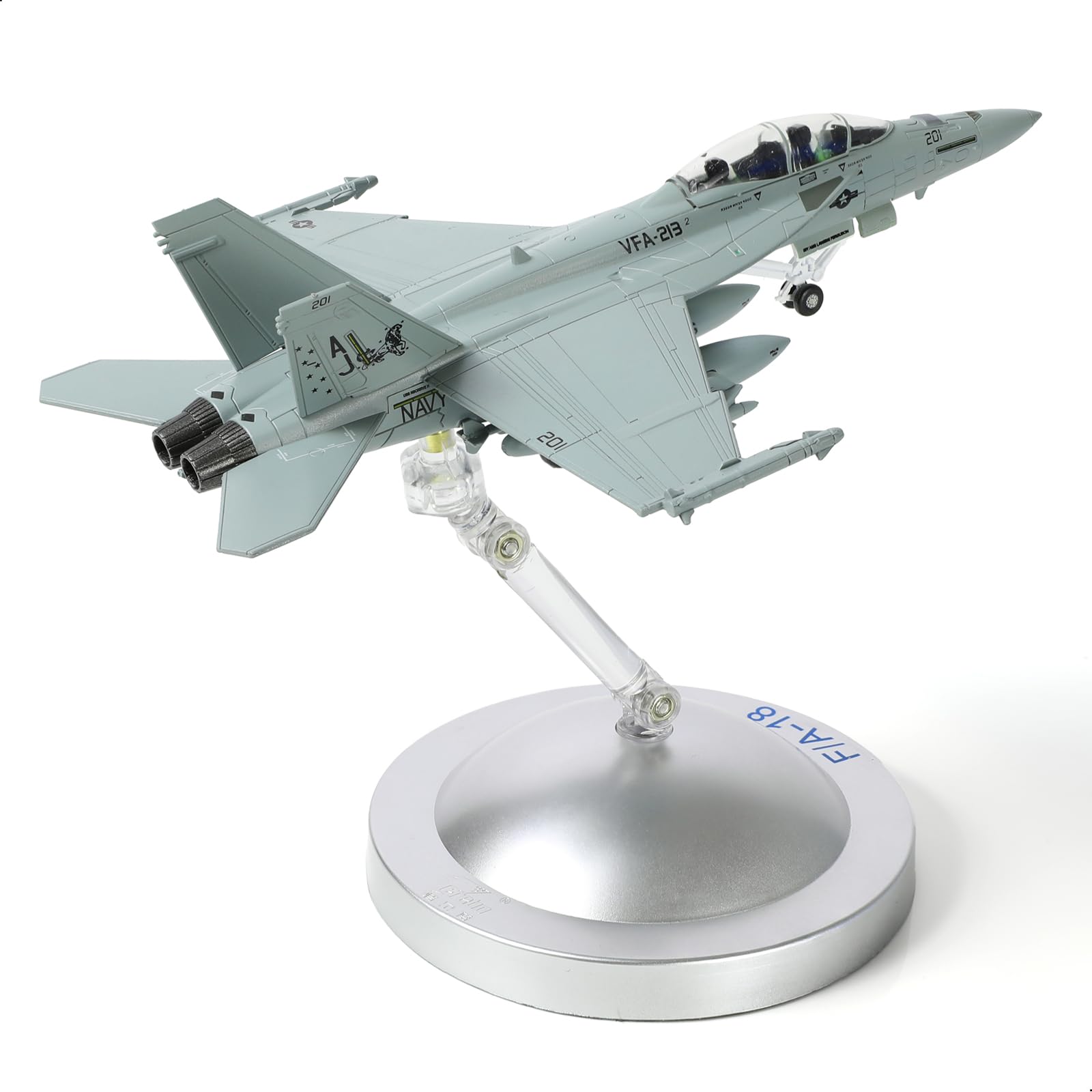 1/100 F/A-18 Super Hornet VFA-213 Blacklions Die-cast Fighter Jet Model