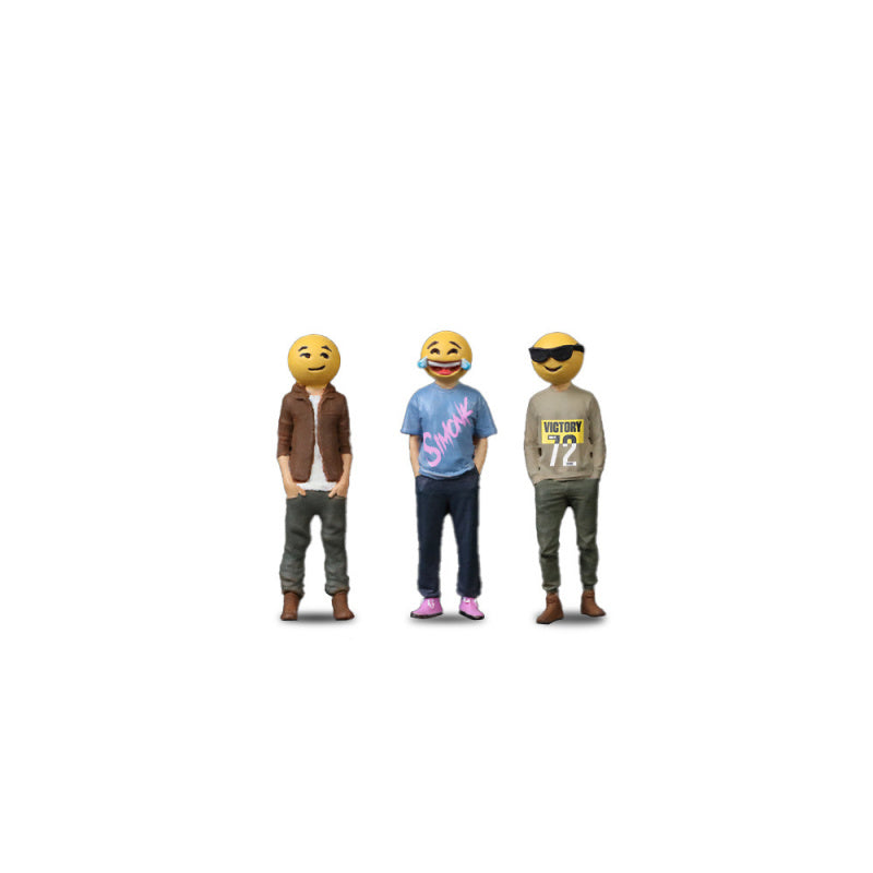 MoreArt 1:64 Meme Figurine Set Resin Collectible Model MODCOLS