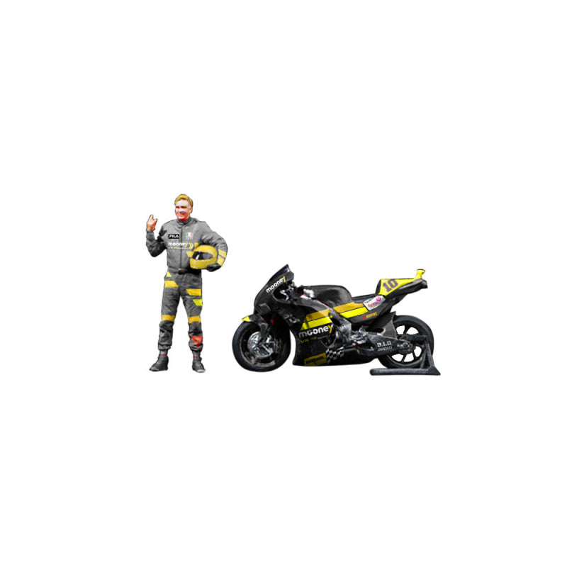 MoreArt 1:64 Ducati MOTOGP No.10 Rider Figure Resin Set MODCOLS