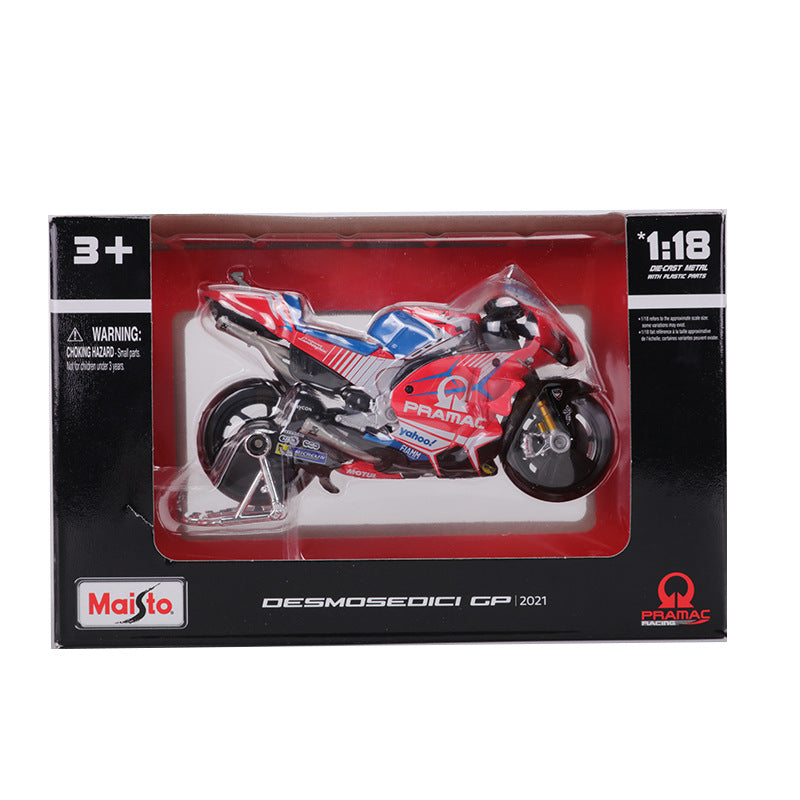 Maisto 1:18 2021 GP Racing Ducati Diecast Motorcycle Model MODCOLS