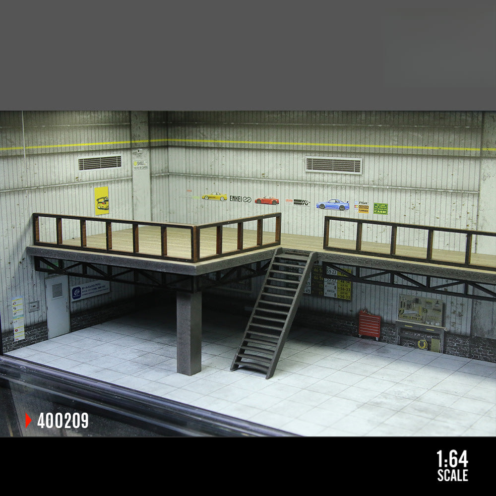 MoreArt 1:64 Container Repair Shop Scenario D MODCOLS