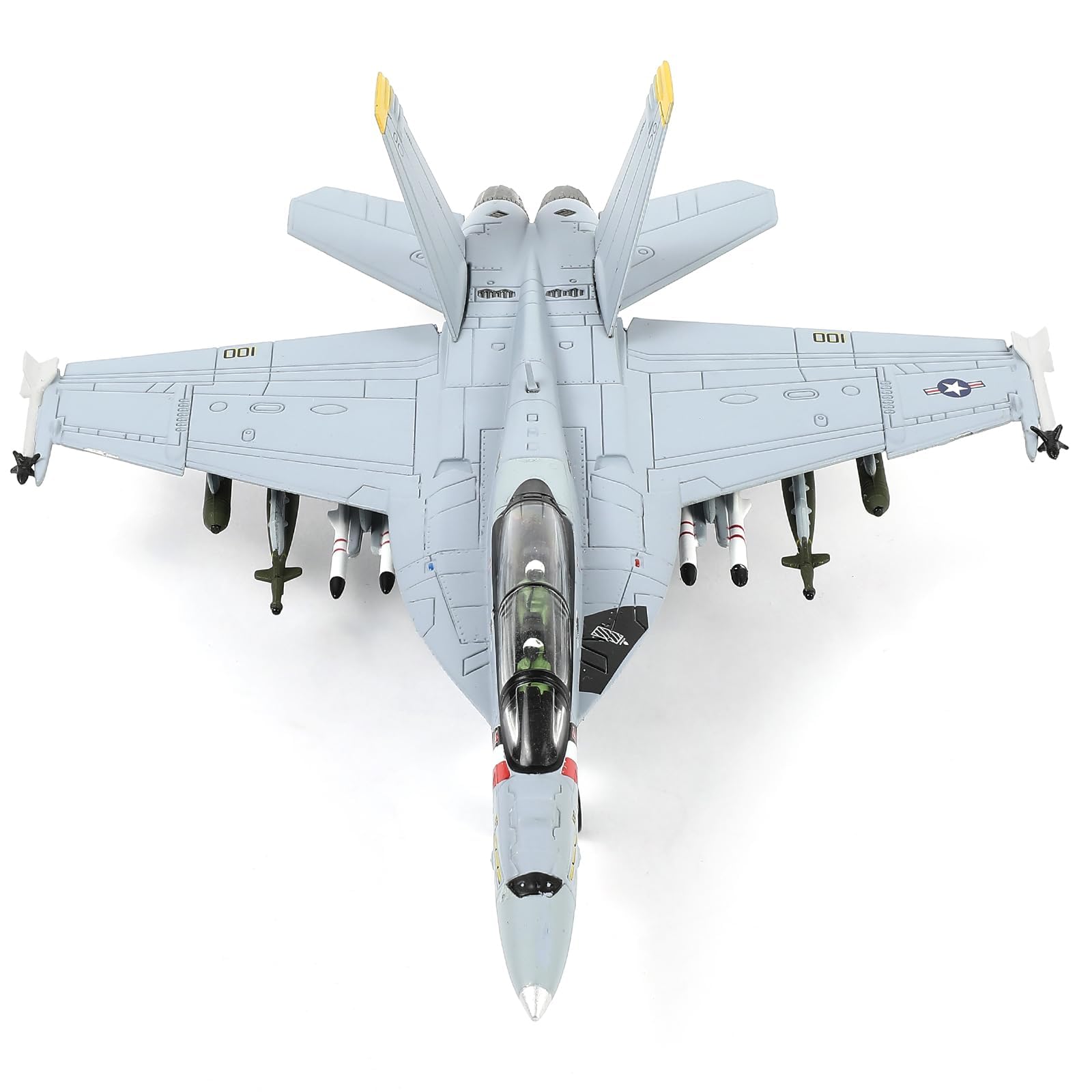 1/100 F/A-18F Super Hornet VFA-2 Die-cast Fighter Jet Model