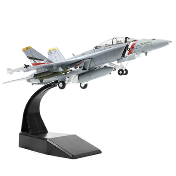 1/100 F/A-18F Super Hornet VFA-2 Die-cast Fighter Jet Model