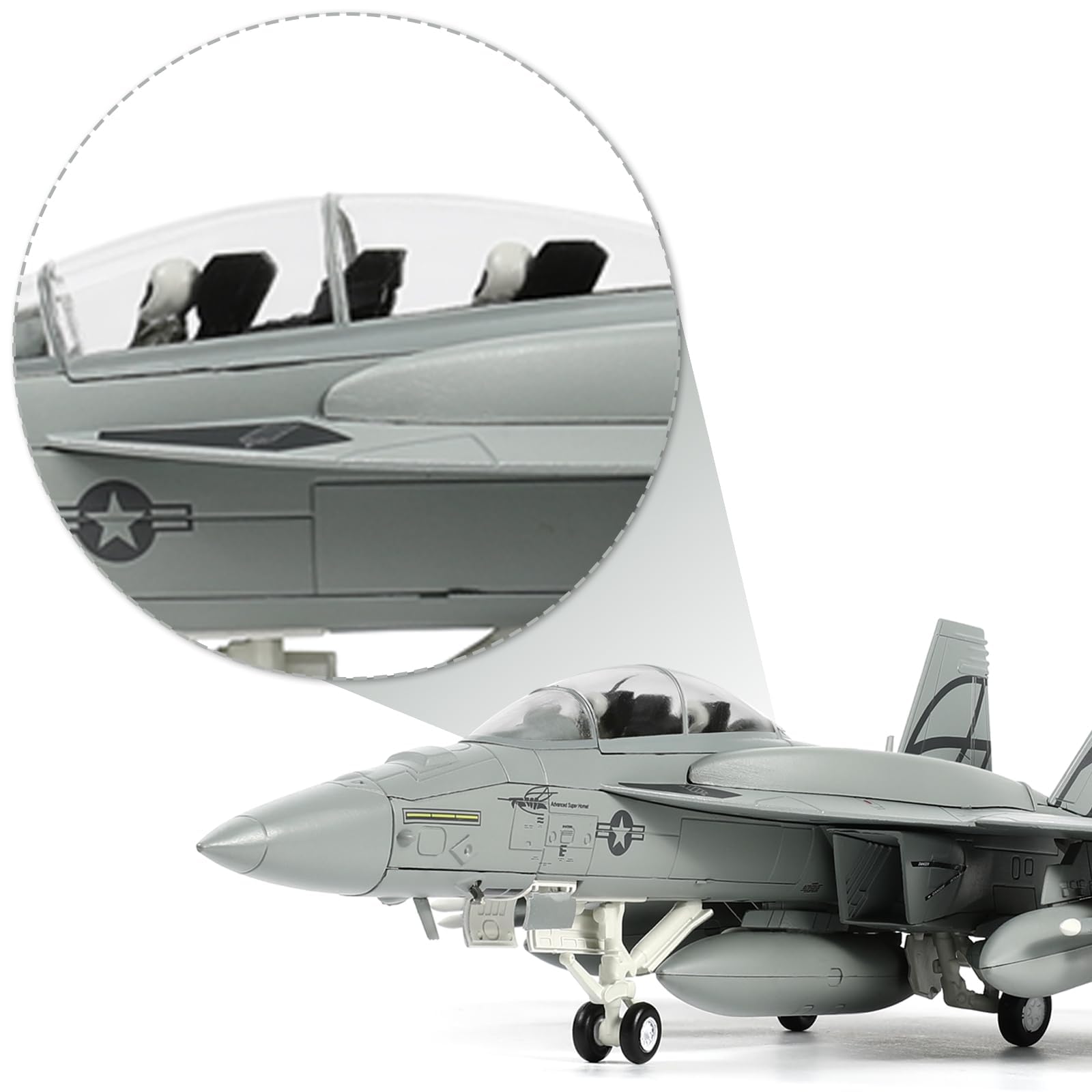 1/72 F/A-18F Ultimate Hornet Die-cast Fighter Jet Model