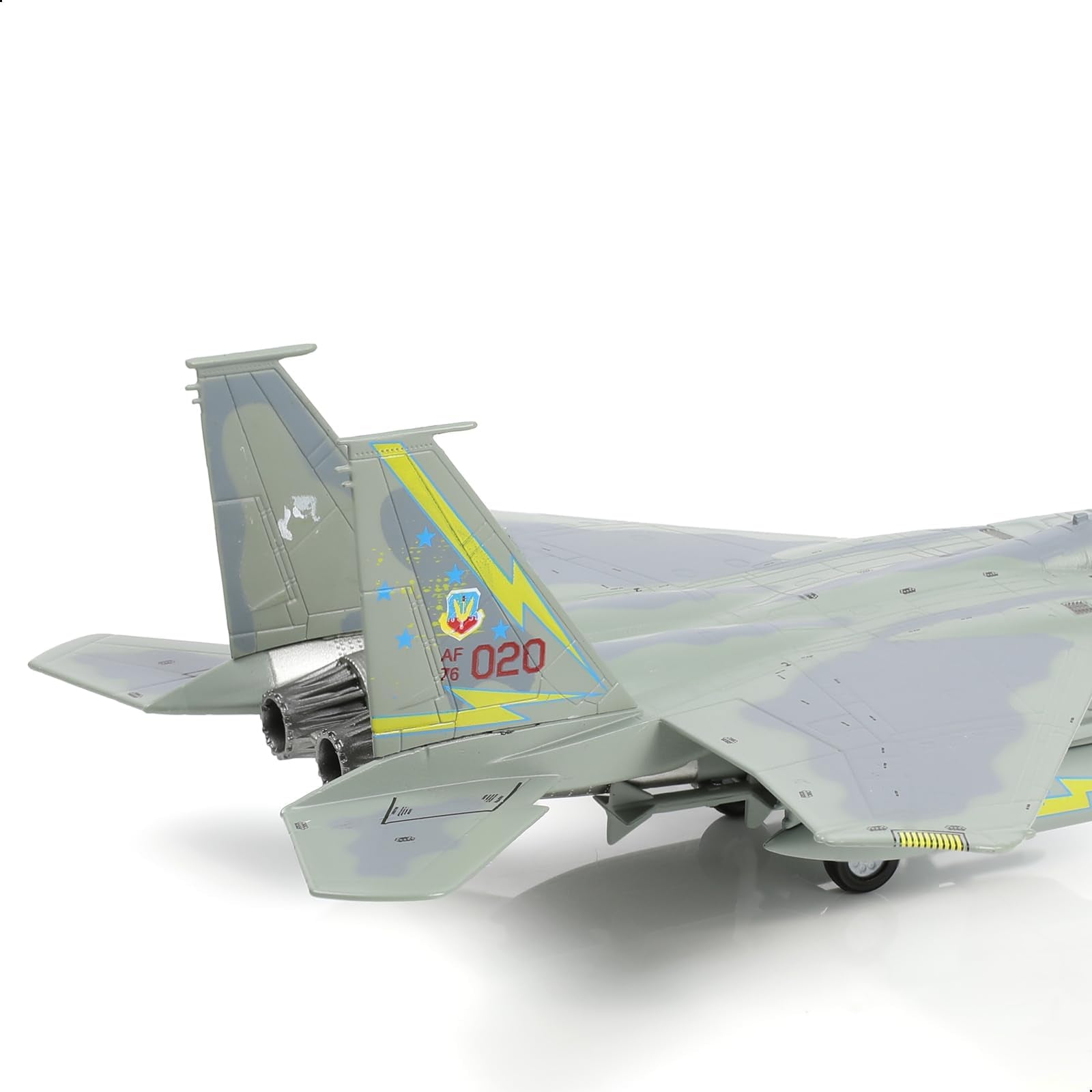 1/100 F-15A Eagle 76-0020 Diecast Fighter Jet Model – Military Aircraft