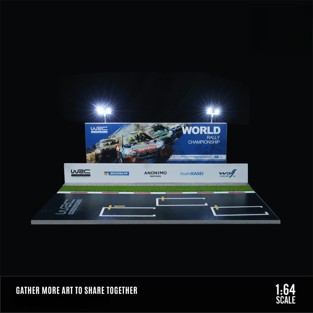MoreArt 1:64 Le Mans Lighted Racing Diorama – Modular Garage Display MODCOLS