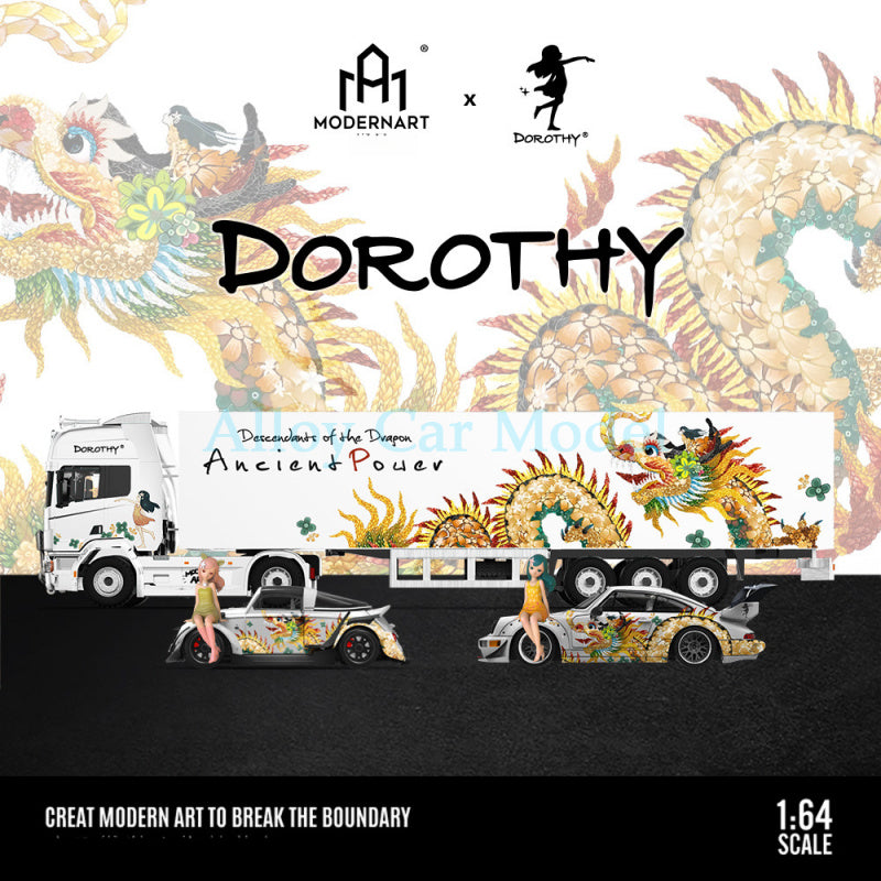 MODERNART 1:64 Dorothy Flower Dragon Series Diecast Cars MODCOLS