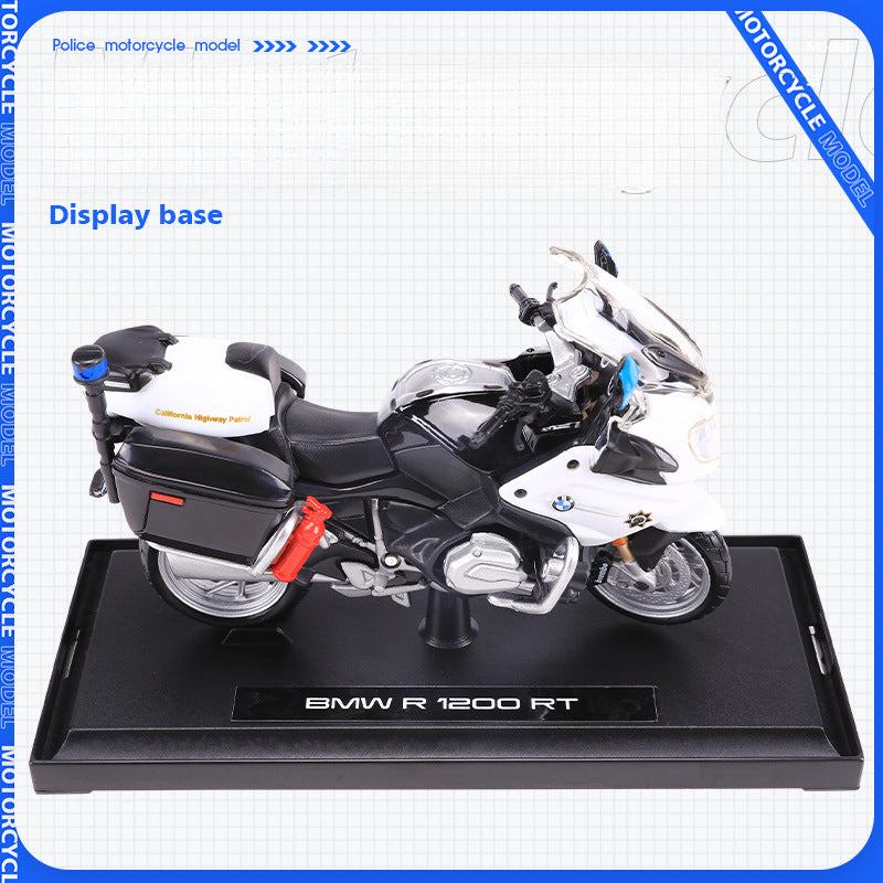 Maisto 1:18 BMW R1200RT & Yamaha FJR1300A Police Motorcycle Models MODCOLS