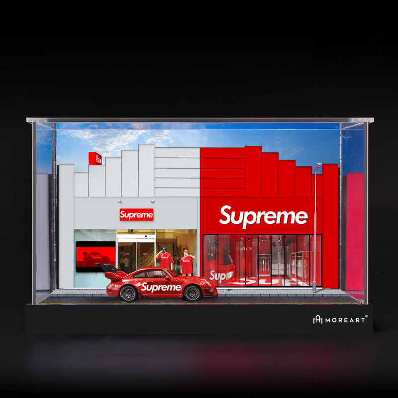 MoreArt 1:64 Supreme Scene Diorama with Trendy Figurines