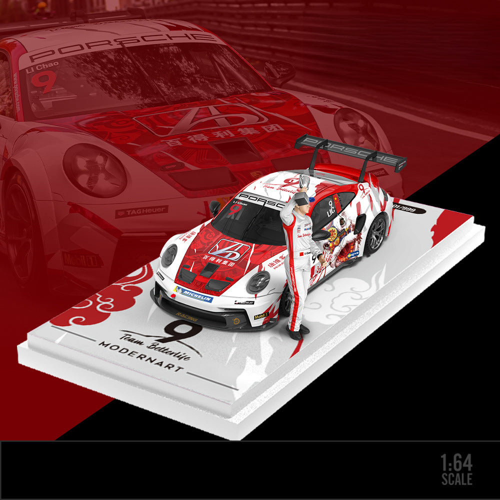 ModernArt 1:64 Porsche 911 GT3 CUP Diecast Collectible Model MODCOLS