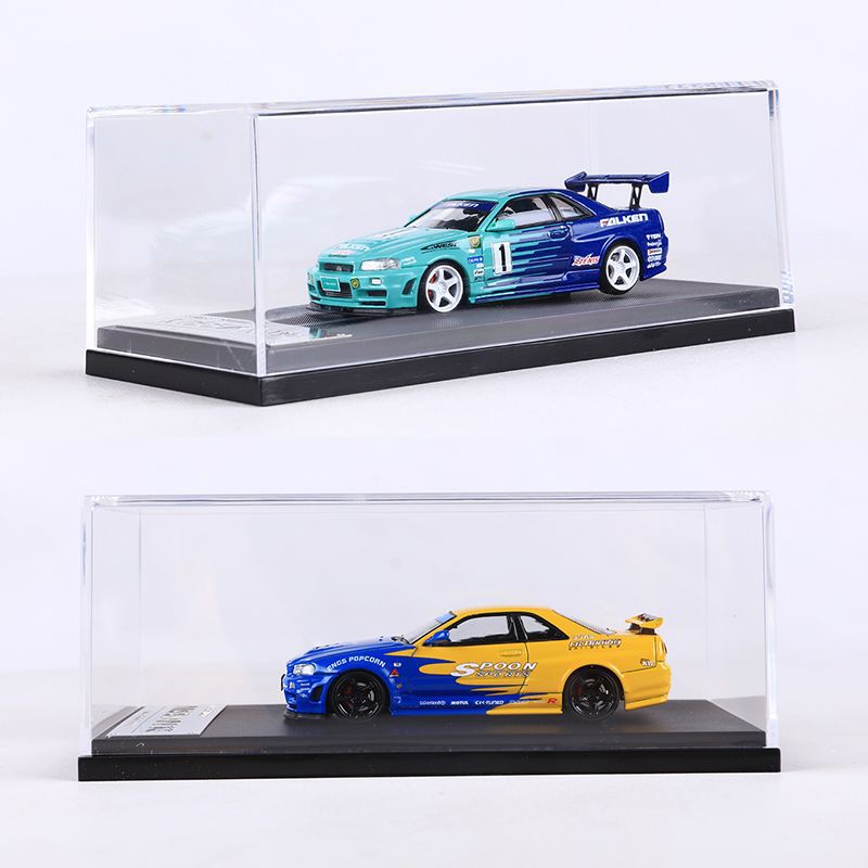 Fast Speed FS 1:64 Nissan Skyline R34 Spoon Falken Diecast JDM Collectible MODCOLS
