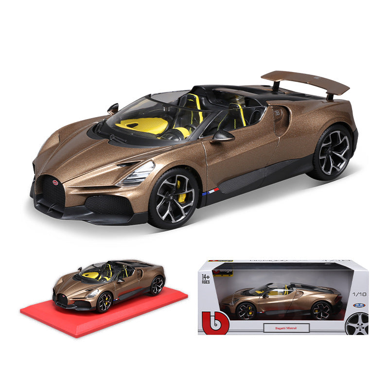 Bburago 1:18 Bugatti Mistral Die Cast Model Car MODCOLS