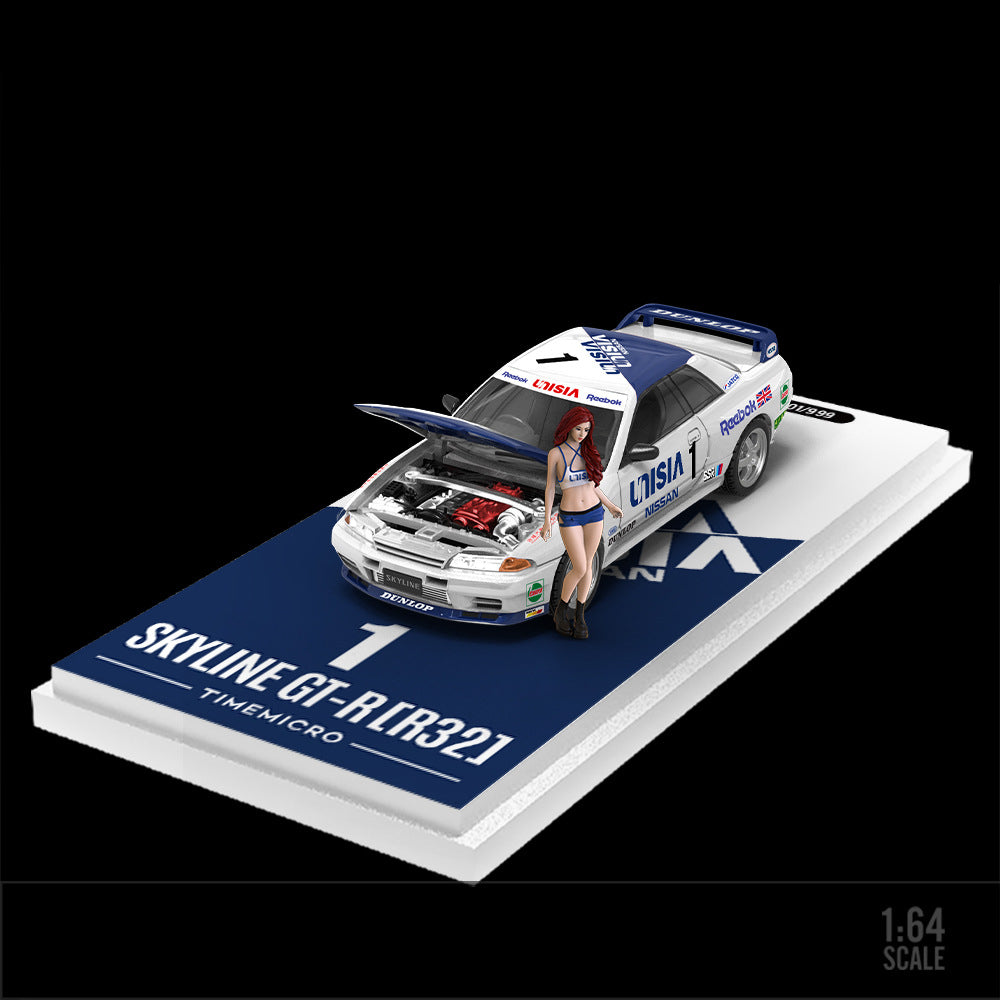 TimeMicro 1:64 Nissan GTR R32 Racing Livery Diecast Model MODCOLS