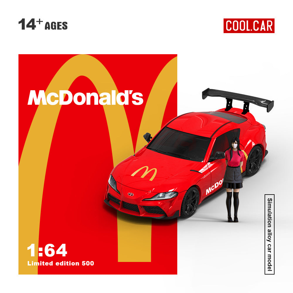 Cool Car 1:64 A90 & H300 McDonald’s Livery Diecast Model Set MODCOLS
